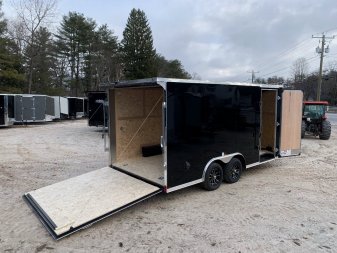 New 2025 US Cargo 8.5X16 + 3FT V nose/ 7' interior/ I-Beam frame/ Polycore/ Rear Spoiler- 7000gvw