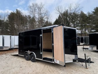 New 2025 US Cargo 8.5X16 + 3FT V nose/ 7' interior/ I-Beam frame/ Polycore/ Rear Spoiler- 7000gvw