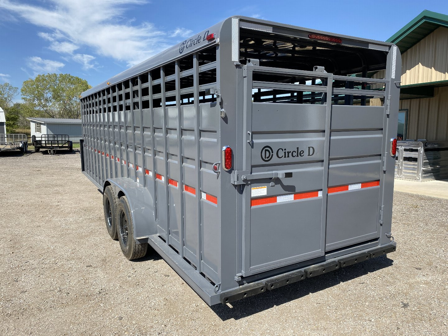 New 2025 Circle D LIVESTOCK TRAILER Stock / Stock Combo Trailer