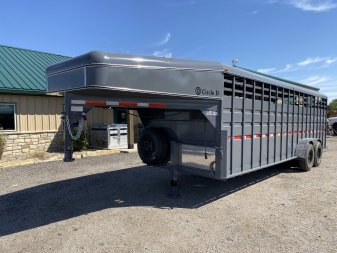 New 2025 Circle D LIVESTOCK TRAILER Stock / Stock Combo Trailer