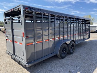 New 2025 Circle D LIVESTOCK TRAILER Stock / Stock Combo Trailer