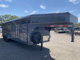 New 2025 Circle D LIVESTOCK TRAILER Stock / Stock Combo Trailer