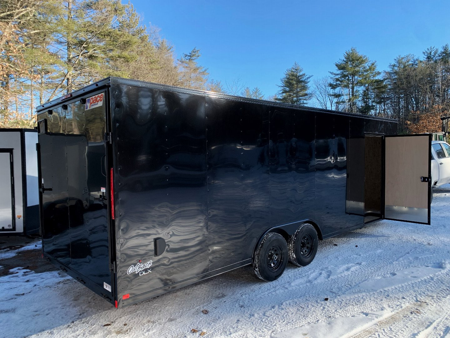 New 2025 Pace Outback DLX 8.5X24 + 2ft V nose/ 7' interior height/ Blackout Package/ 9990gvw