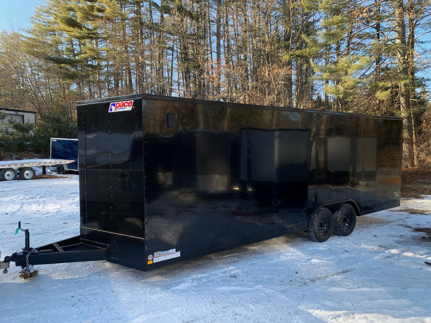 New 2025 Pace Outback DLX 8.5X24 + 2ft V nose/ 7' interior height/ Blackout Package/ 9990gvw