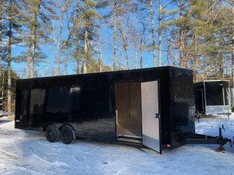 New 2025 Pace Outback DLX 8.5X24 + 2ft V nose/ 7' interior height/ Blackout Package/ 9990gvw