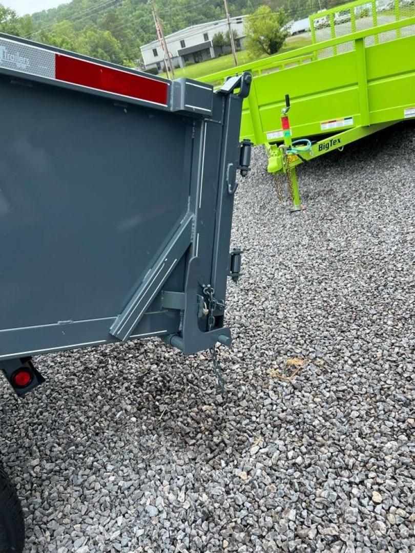 New 2025 P & T Trailers 7K 6X12 DUMP SREAD GATE 7K JACK Dump Trailer