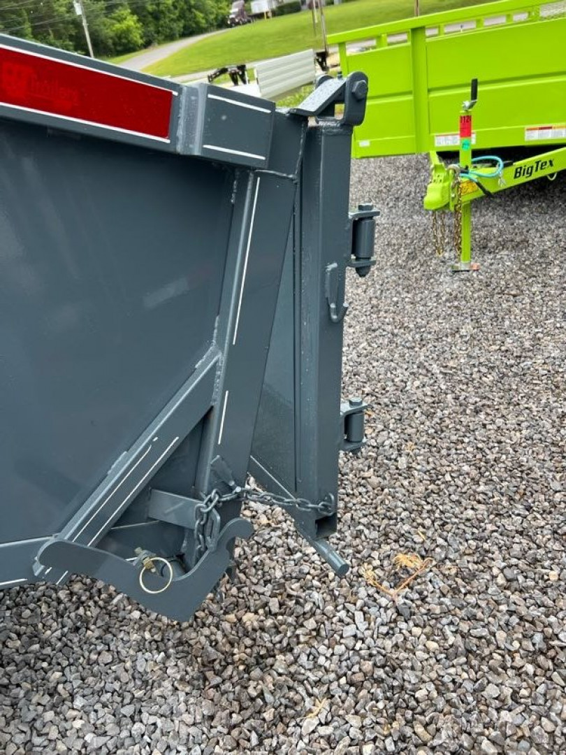 New 2025 P & T Trailers 7K 6X12 DUMP SREAD GATE 7K JACK Dump Trailer