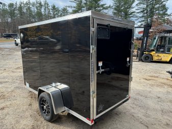 New 2025 US Cargo 5X10+ 2ft V nose/ 6' Interior Height/ Polycore/ Mag Wheels/ 2990GVW
