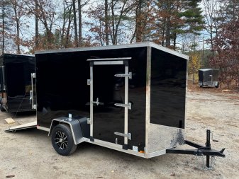 New 2025 US Cargo 5X10+ 2ft V nose/ 6' Interior Height/ Polycore/ Mag Wheels/ 2990GVW