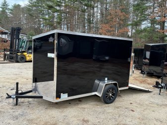 New 2025 US Cargo 5X10+ 2ft V nose/ 6' Interior Height/ Polycore/ Mag Wheels/ 2990GVW