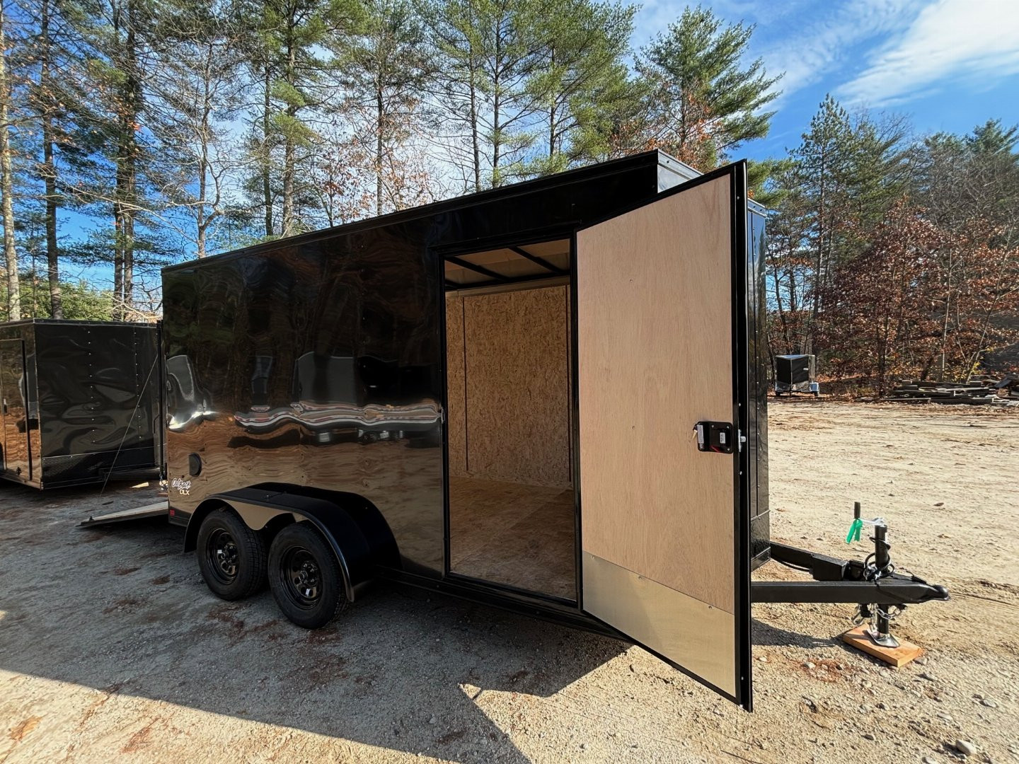 New 2025 Pace Outback DLX 7x14+2ft V Nose/ Blackout Package/ 7' Interior/ 7000gvw