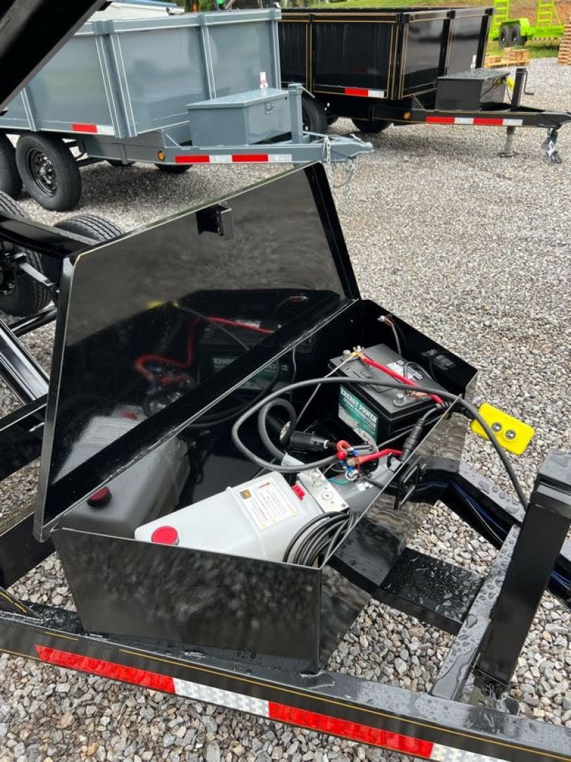 New 2025 P & T Trailers 7K 6X10 DUMP SREAD GATE 7K JACK Dump Trailer