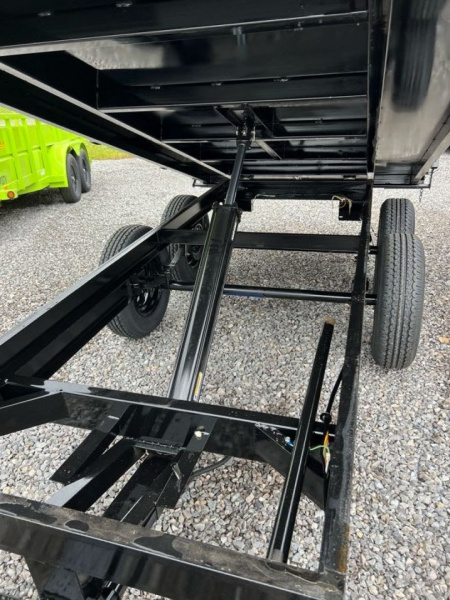 New 2025 P & T Trailers 7K 6X10 DUMP SREAD GATE 7K JACK Dump Trailer