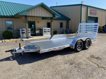 New 2024 Zimmerman 77x16 Aluminum Utility Trailer