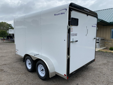 New 2024 Sharp Manufacturing 7x12 Cargo / Enclosed Trailer
