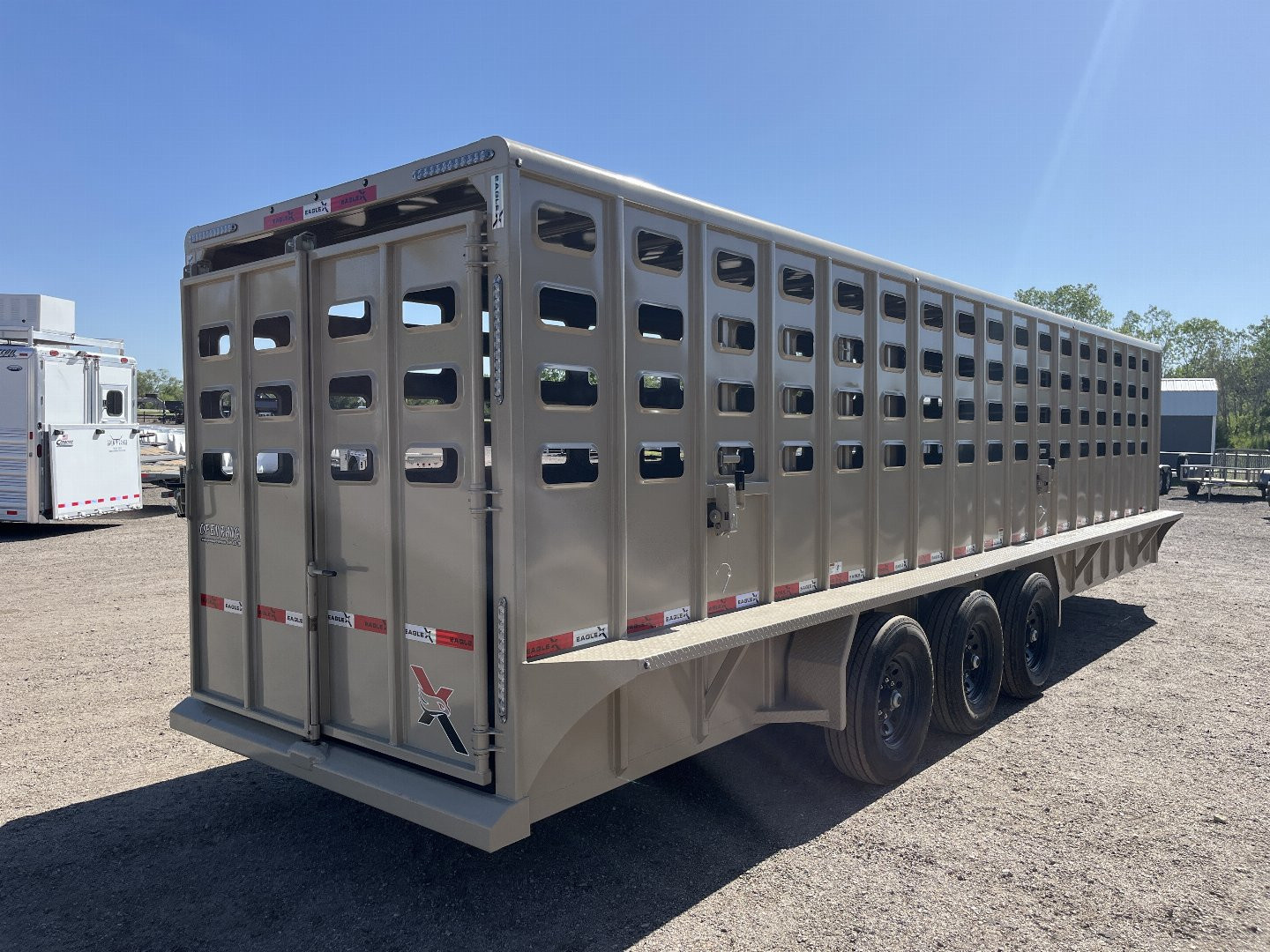 New 2024 Eagle-X Livestock Trailer 28'