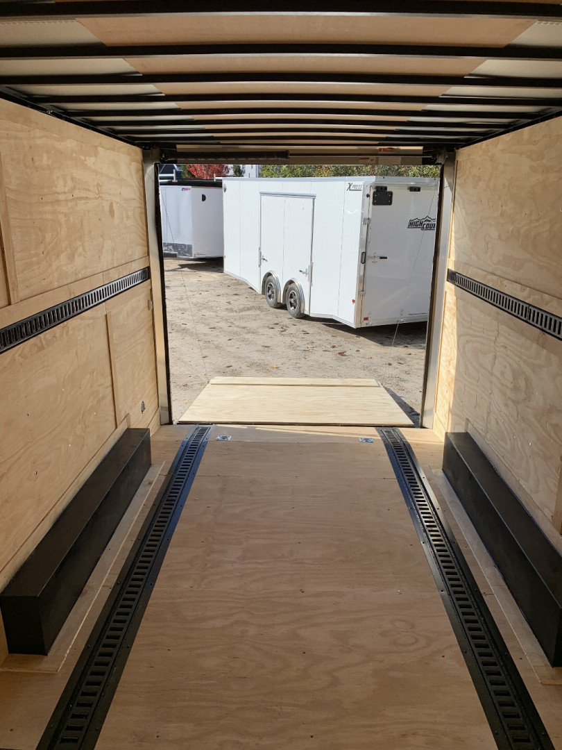 New 2025 SPARTAN 8.5X16 + 2ft V nose/ 7'6" Int Height/ E-track/ Blackout Package/ Polycore/7000gvw