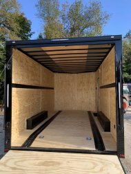 New 2025 SPARTAN 8.5X16 + 2ft V nose/ 7'6" Int Height/ E-track/ Blackout Package/ Polycore/7000gvw