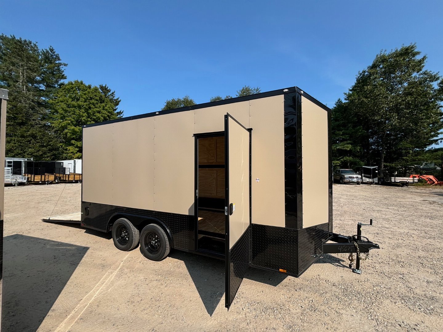 New 2025 SPARTAN 8.5X16 + 2ft V nose/ 7'6" Int Height/ E-track/ Blackout Package/ Polycore/7000gvw