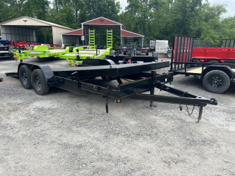 New 2025 P & T Trailers 7K 17+3 TILT CARHAULER STEEL Equipment Trailer