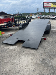 New 2025 P & T Trailers 7K 17+3 TILT CARHAULER STEEL Equipment Trailer