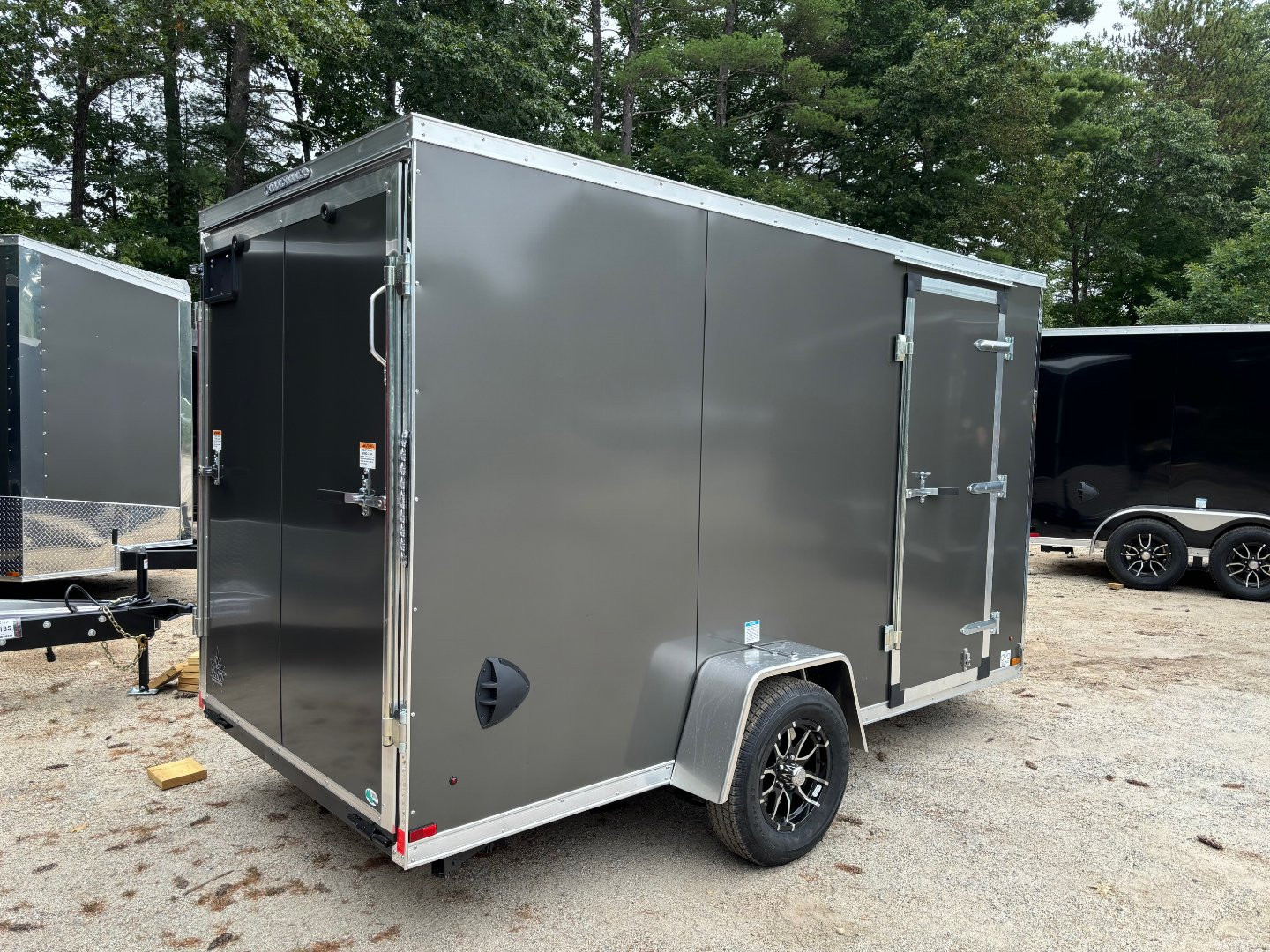 New 2025 US Cargo 6X12 + 2ft V nose/ 6'6" Interior Height/ D-rings/ Adj. Coupler / Stabilizer Jacks