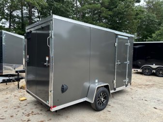 New 2025 US Cargo 6X12 + 2ft V nose/ 6'6" Interior Height/ D-rings/ Adj. Coupler / Stabilizer Jacks
