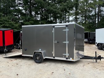 New 2025 US Cargo 6X12 + 2ft V nose/ 6'6" Interior Height/ D-rings/ Adj. Coupler / Stabilizer Jacks