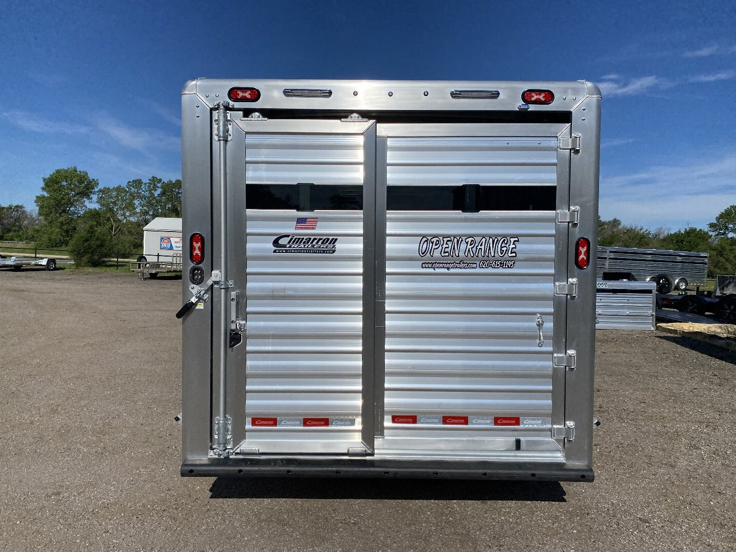 New 2025 Cimarron Lonestar Stock Trailer