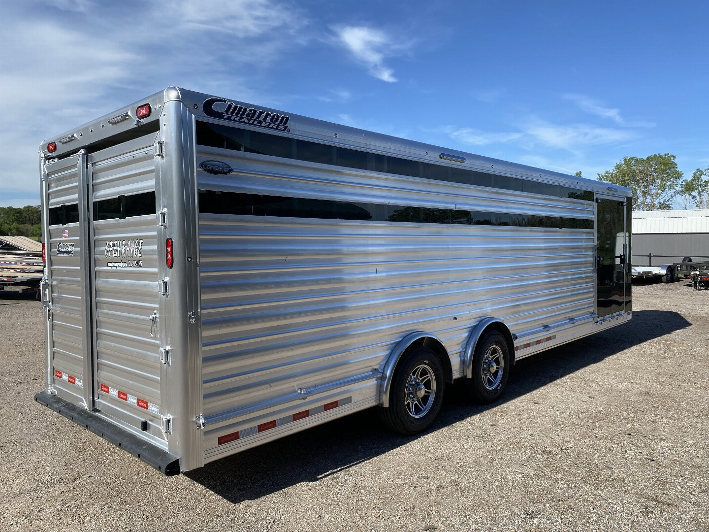 New 2025 Cimarron Lonestar Stock Trailer