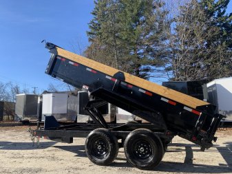 New 2025 LOAD TRAIL 7x14-DE Dump Trailer/ Tarp & Ramps/ Spreader Gate- 14,000gvw