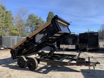 New 2025 LOAD TRAIL 7x14-DE Dump Trailer/ Tarp & Ramps/ Spreader Gate- 14,000gvw