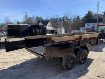 New 2025 LOAD TRAIL 7x14-DE Dump Trailer/ Tarp & Ramps/ Spreader Gate- 14,000gvw