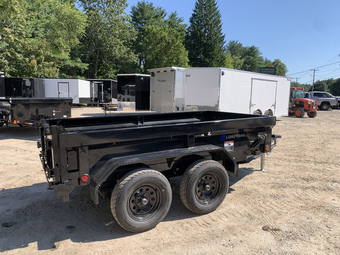 New 2025 LOAD TRAIL 5X10-DE Dump Trailer/ Barn Doors/ Spreader Gate/ 7000gvw