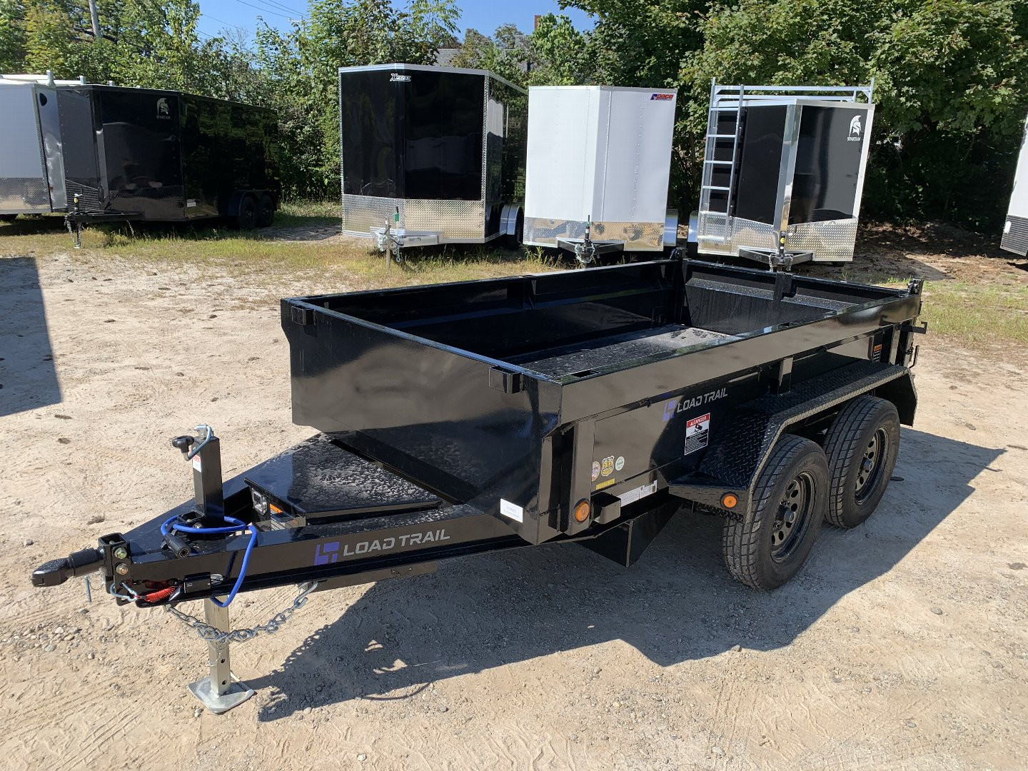 New 2025 LOAD TRAIL 5X10-DE Dump Trailer/ Barn Doors/ Spreader Gate/ 7000gvw