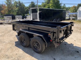New 2025 LOAD TRAIL 5X10-DE Dump Trailer/ Barn Doors/ Spreader Gate/ 7000gvw