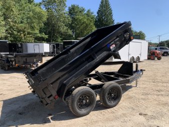 New 2025 LOAD TRAIL 5X10-DE Dump Trailer/ Barn Doors/ Spreader Gate/ 7000gvw
