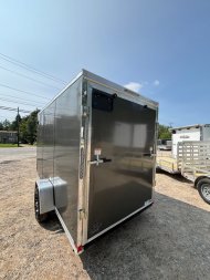 New 2025 US Cargo 6X12 + 2ft V nose/ 7' Interior Height/ D-rings / Polycore/ Stabilizer Jacks