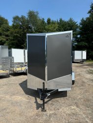 New 2025 US Cargo 6X12 + 2ft V nose/ 7' Interior Height/ D-rings / Polycore/ Stabilizer Jacks