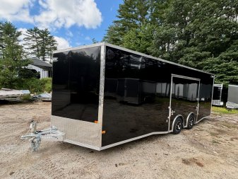New 2025 HIGH COUNTRY 8.5X24 + 3ft V nose/ 7' interior height/ELITE ESCAPE-DOOR /full aluminum construction/ 9990gvw