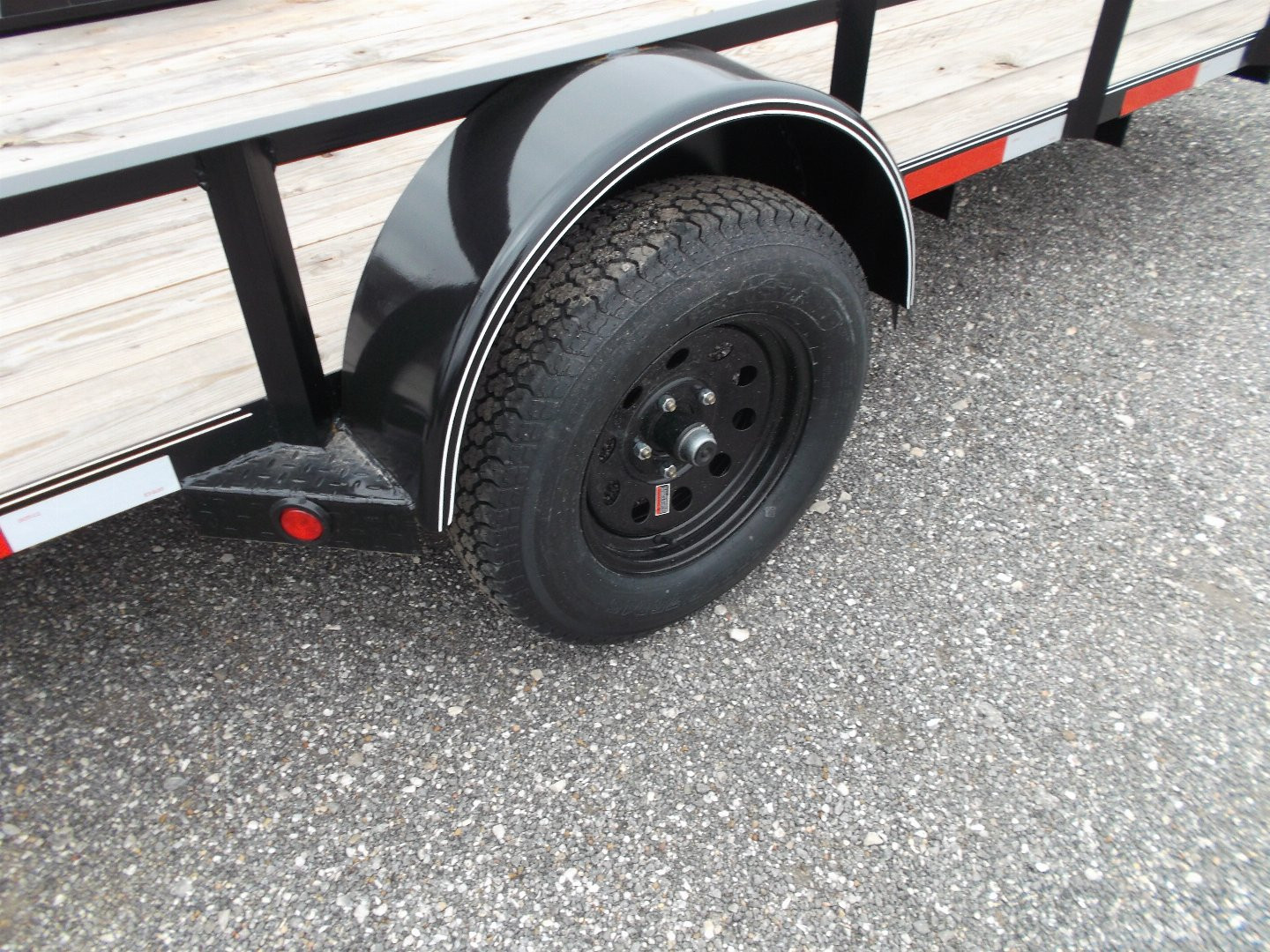 New 2025 LONGHORN TRAILERS 77x14 SA Utility Trailer / 4ft Heavy Duty Ramp Gate / LED Lights