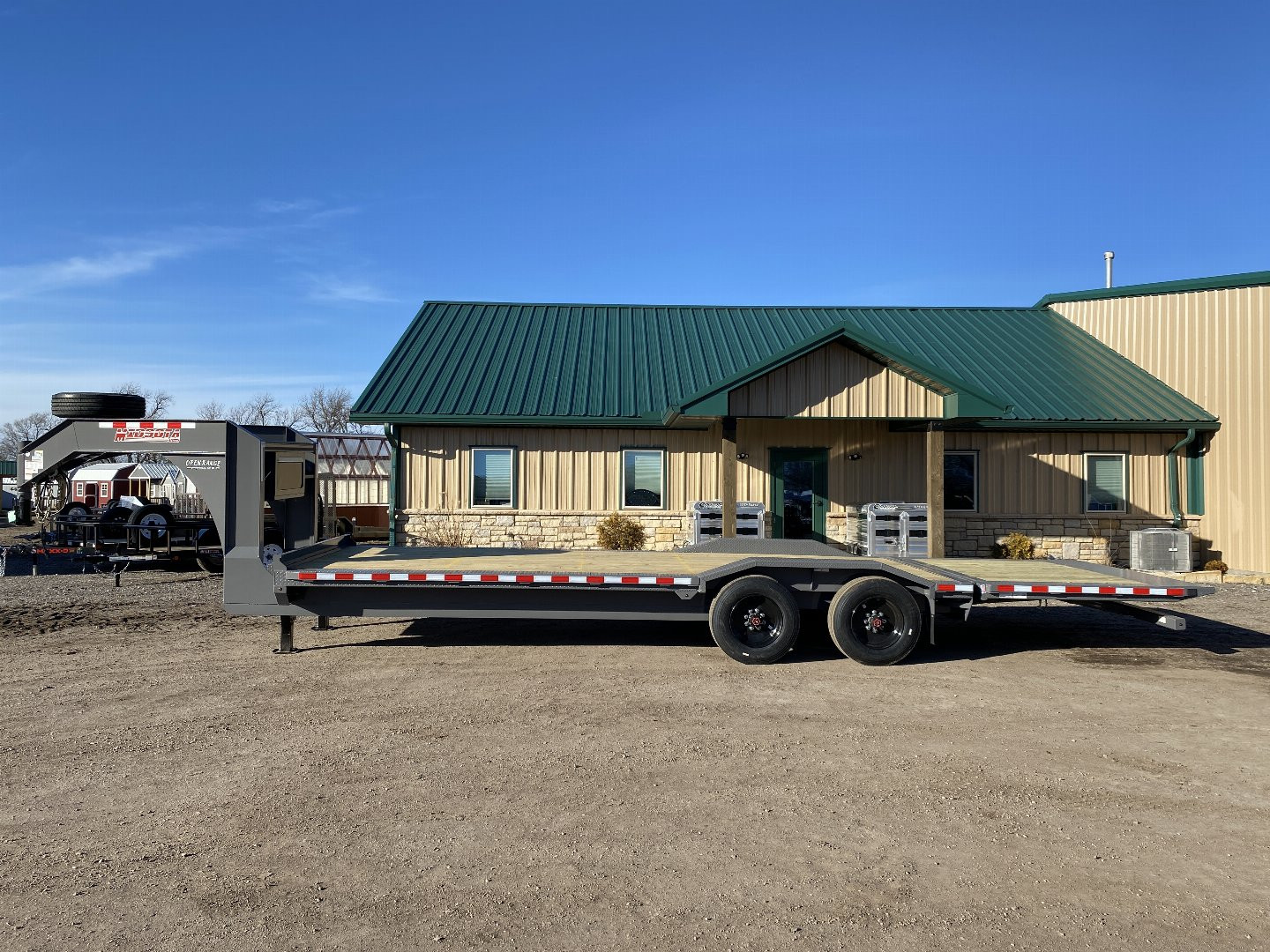 New 2024 Midsota STWB Equipment Trailer 7' Hydraulic Dovetail 26'