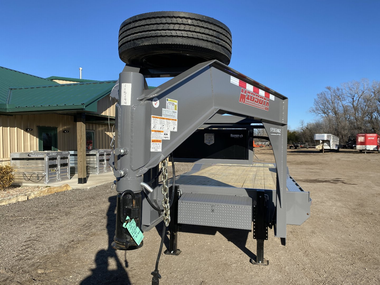 New 2024 Midsota STWB Equipment Trailer 7' Hydraulic Dovetail 26'