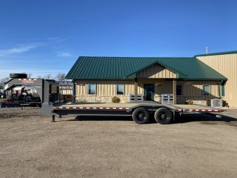 New 2024 Midsota STWB Equipment Trailer 7' Hydraulic Dovetail 26'