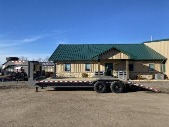 New 2024 Midsota STWB Equipment Trailer 7' Hydraulic Dovetail 26'