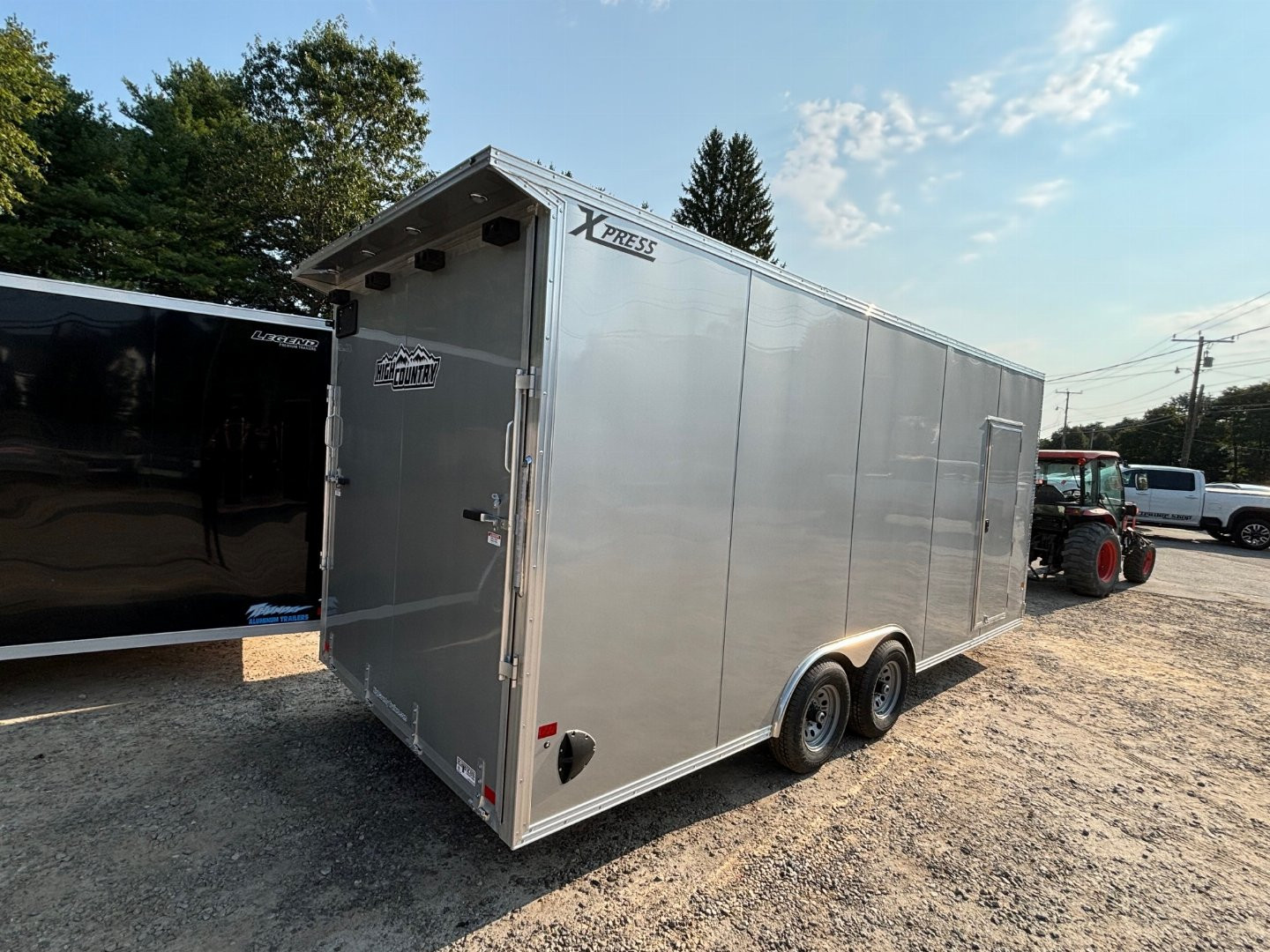 New 2025 High Country 8.5x20 +3ft V-Nose Aluminum trailer/7'6" interior height/ 9990gvw