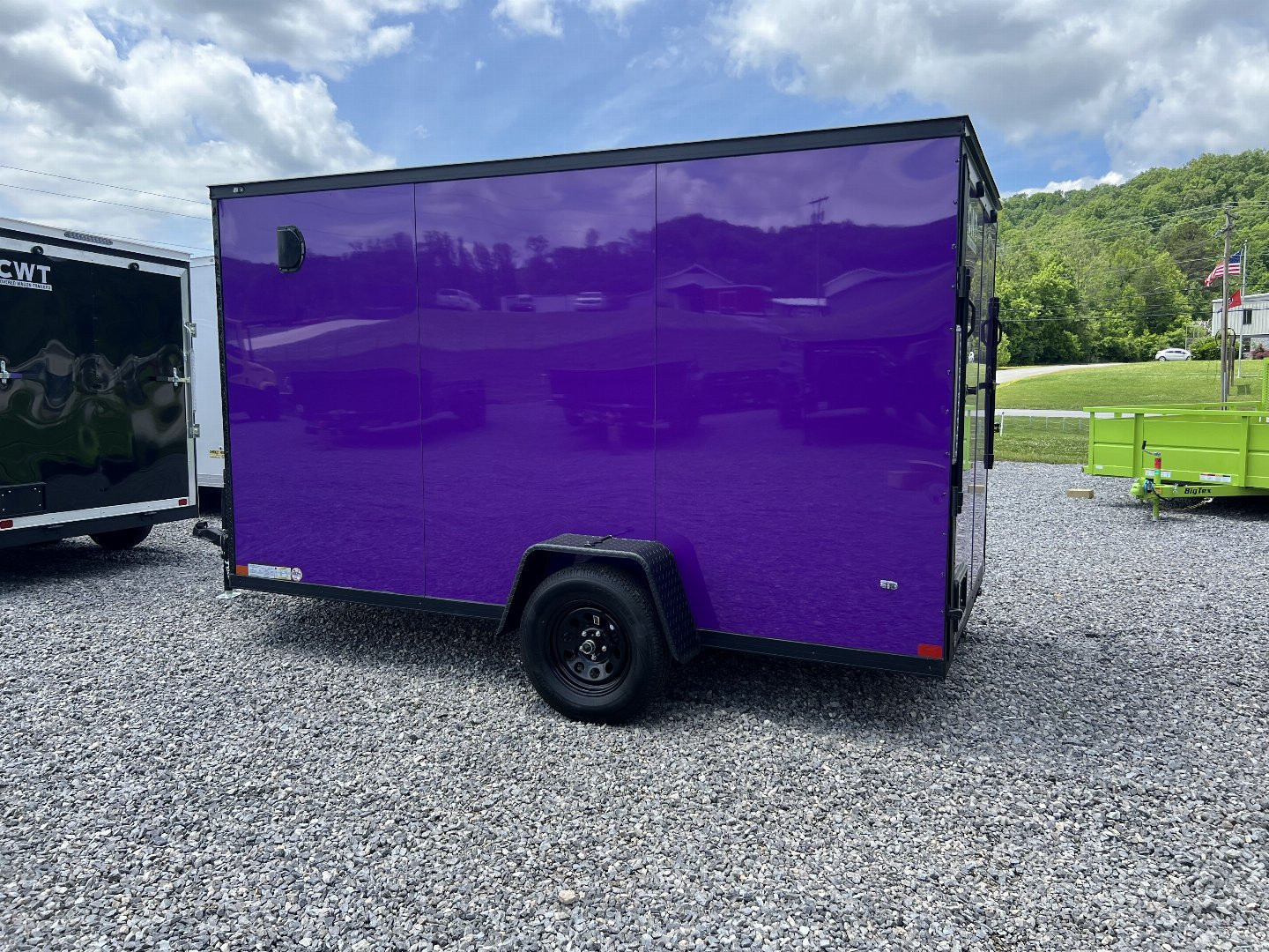 New 2025 Covered Wagon Trailers 6X12 SA POLY SCR LESS Cargo / Enclosed ...
