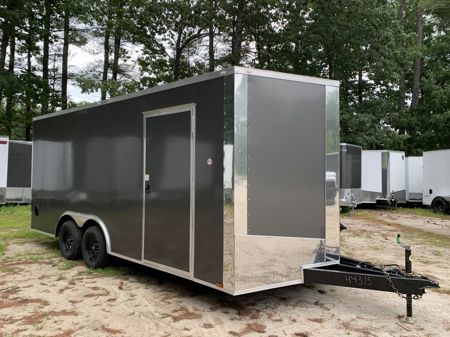 New 2024 SPARTAN 8.5X18 + 2ft V nose/ 7' Int Height/ .080 Polycore Exterior / 7000gvw