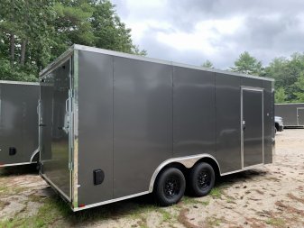 New 2024 SPARTAN 8.5X18 + 2ft V nose/ 7' Int Height/ .080 Polycore Exterior / 7000gvw