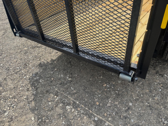 New 2025 AMO 5x8 Utility Trailer/24" Wood Sides/ramp gate/ 15'' wheels-2990 GVW
